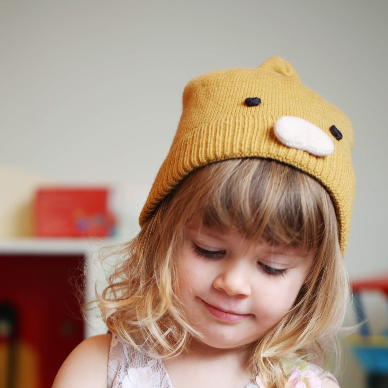 Baby Duck Knit Beanie Hat For Baby And Toddler