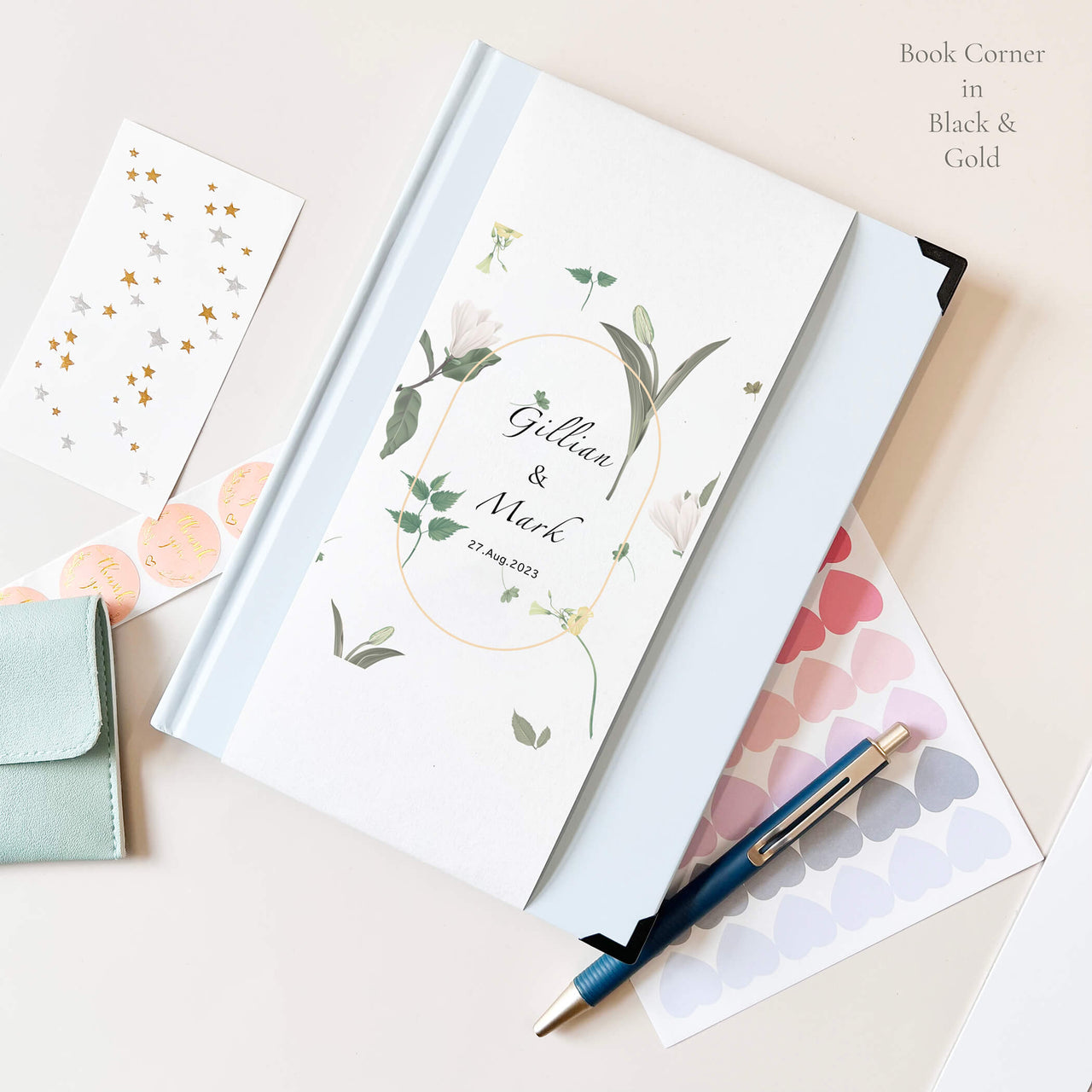 Personalised My Wedding Planner Pen And Sticker Set