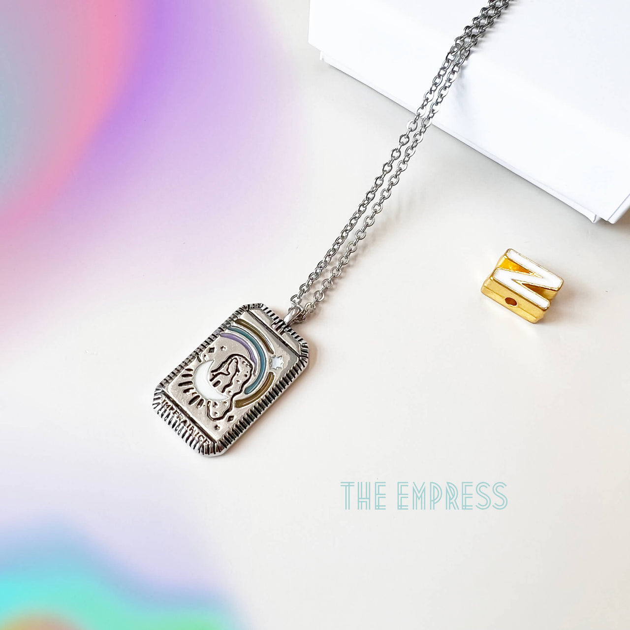 French Tarot Card Necklace