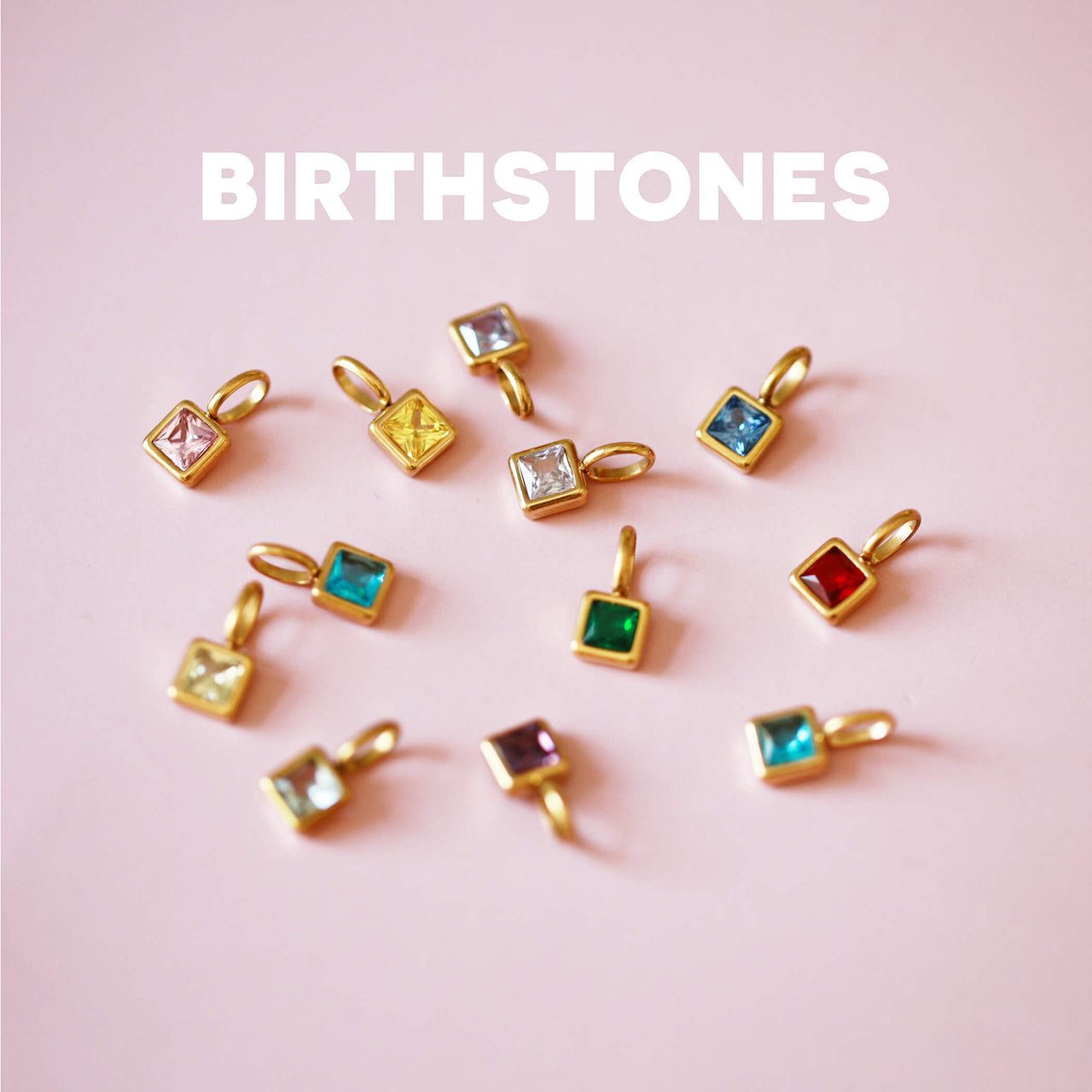 Family Circle Birth Stone Necklace