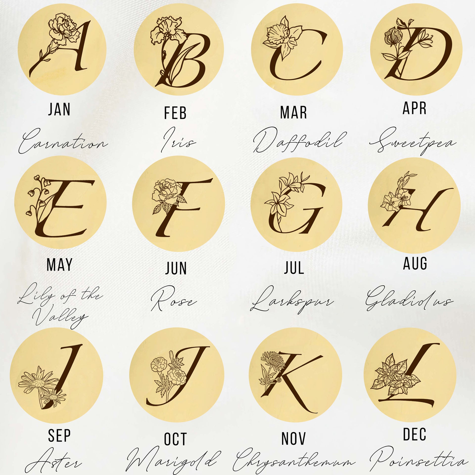 Personalised Oval Locket Necklace With Hidden Photo | Birth flower Initial Necklace | Personalised Photo Necklace |