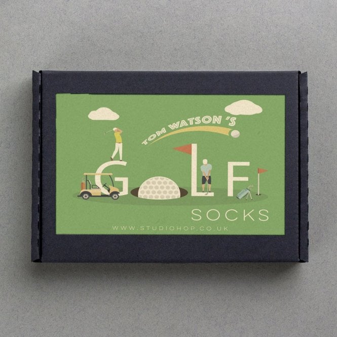 Personalised Men's Golf Socks In A Box