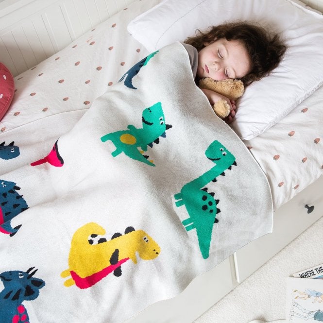 Personalised Dinosaurs Baby Blanket