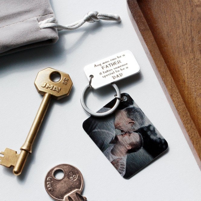 A Special Dad Photo Keyring Letterbox Gift