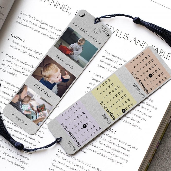 Personalised Special Occasional Calendar Photo Bookmark