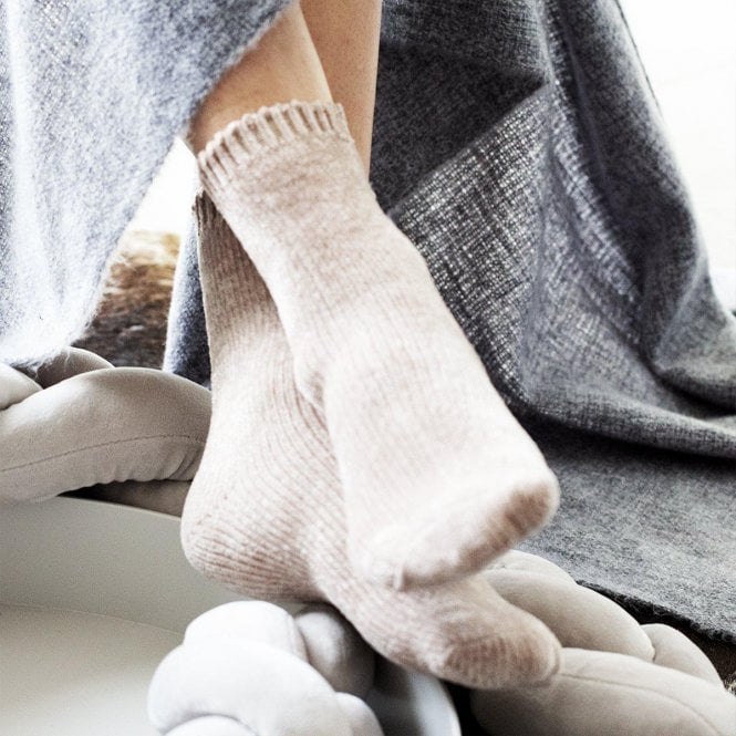 Chenille Knitted House Socks