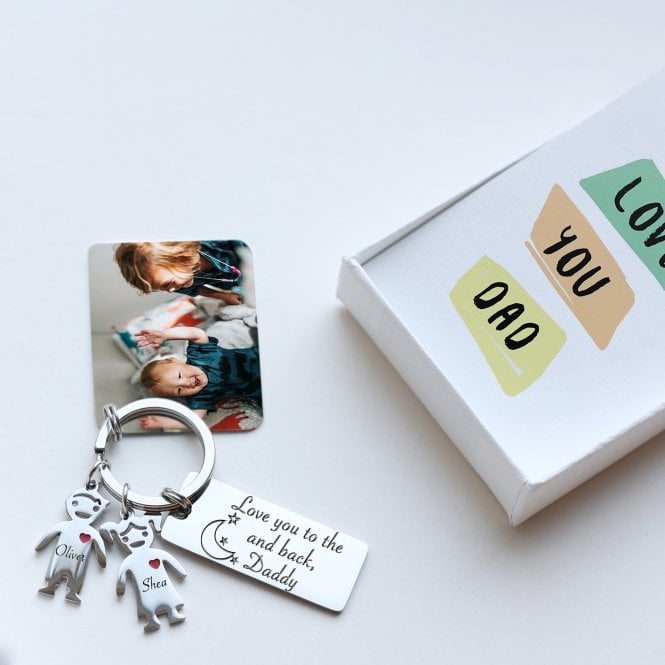 Love You To The Moon And Back Keyring
