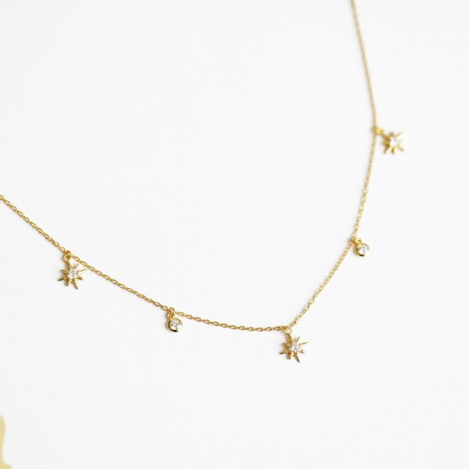 Gold Vermeil Northern Starlight Necklace Set In A Box