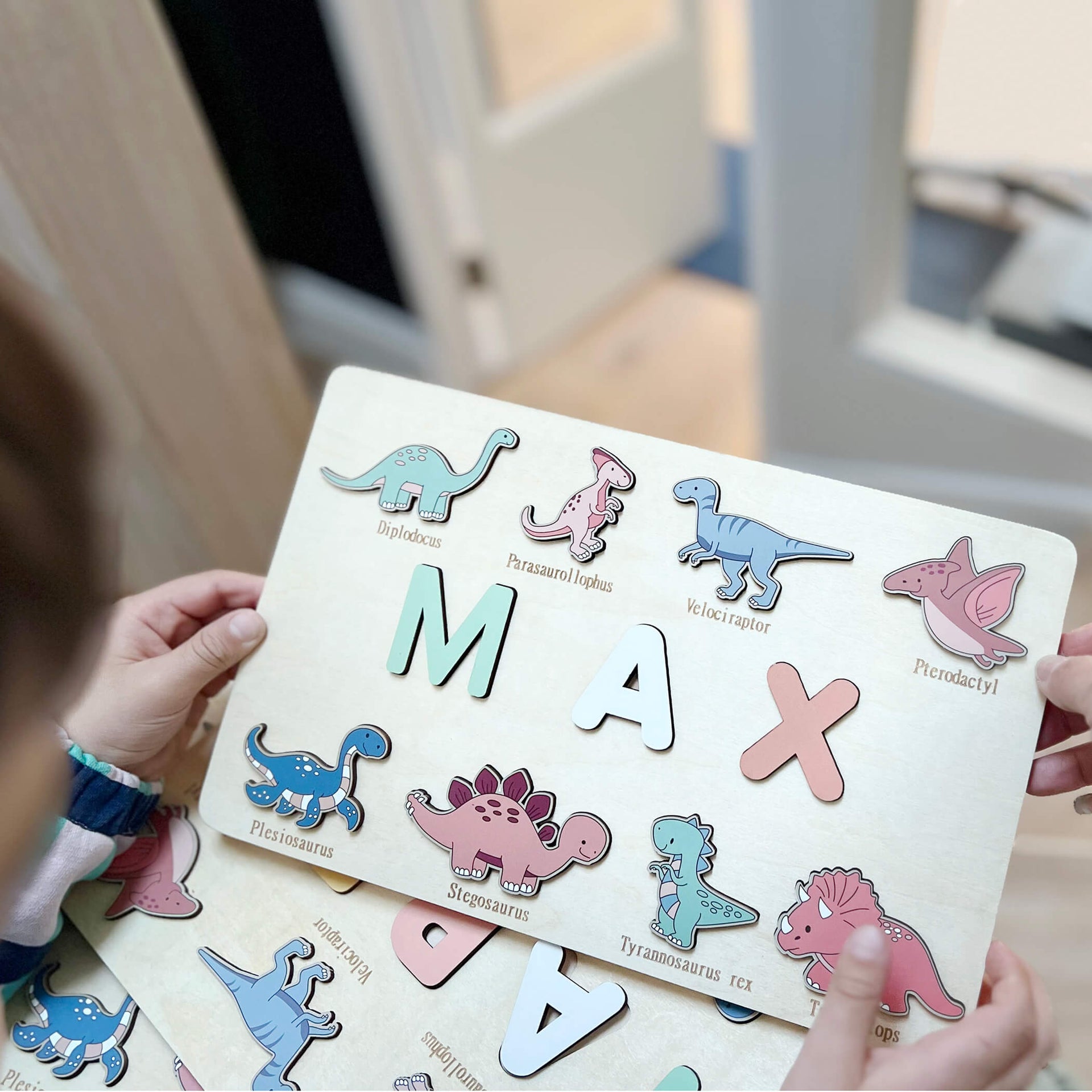 Roarsome Personalised Dinosaur Name Puzzle