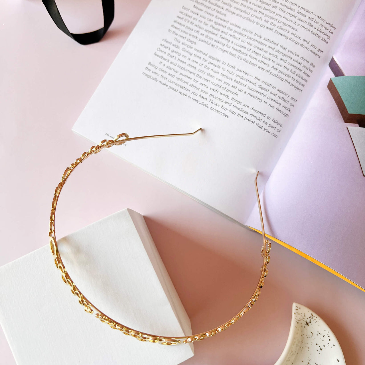 Venn Diagram Design Metal Headband