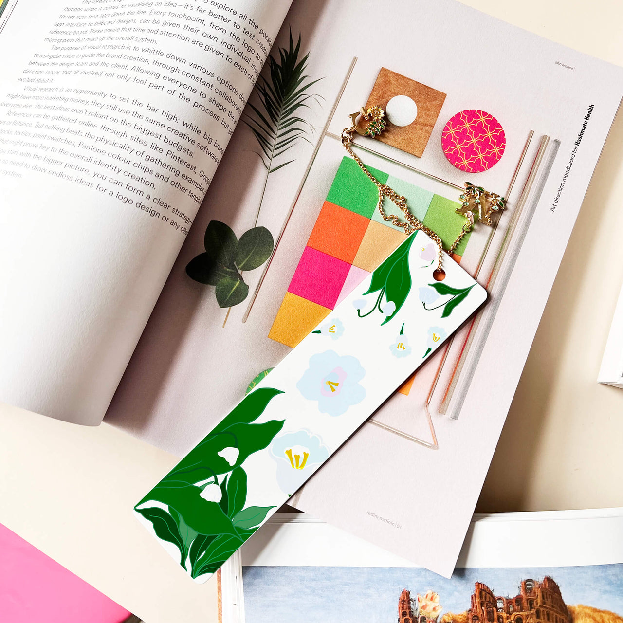 Personalised May 'Lily Of The Valley' Flower Bookmark