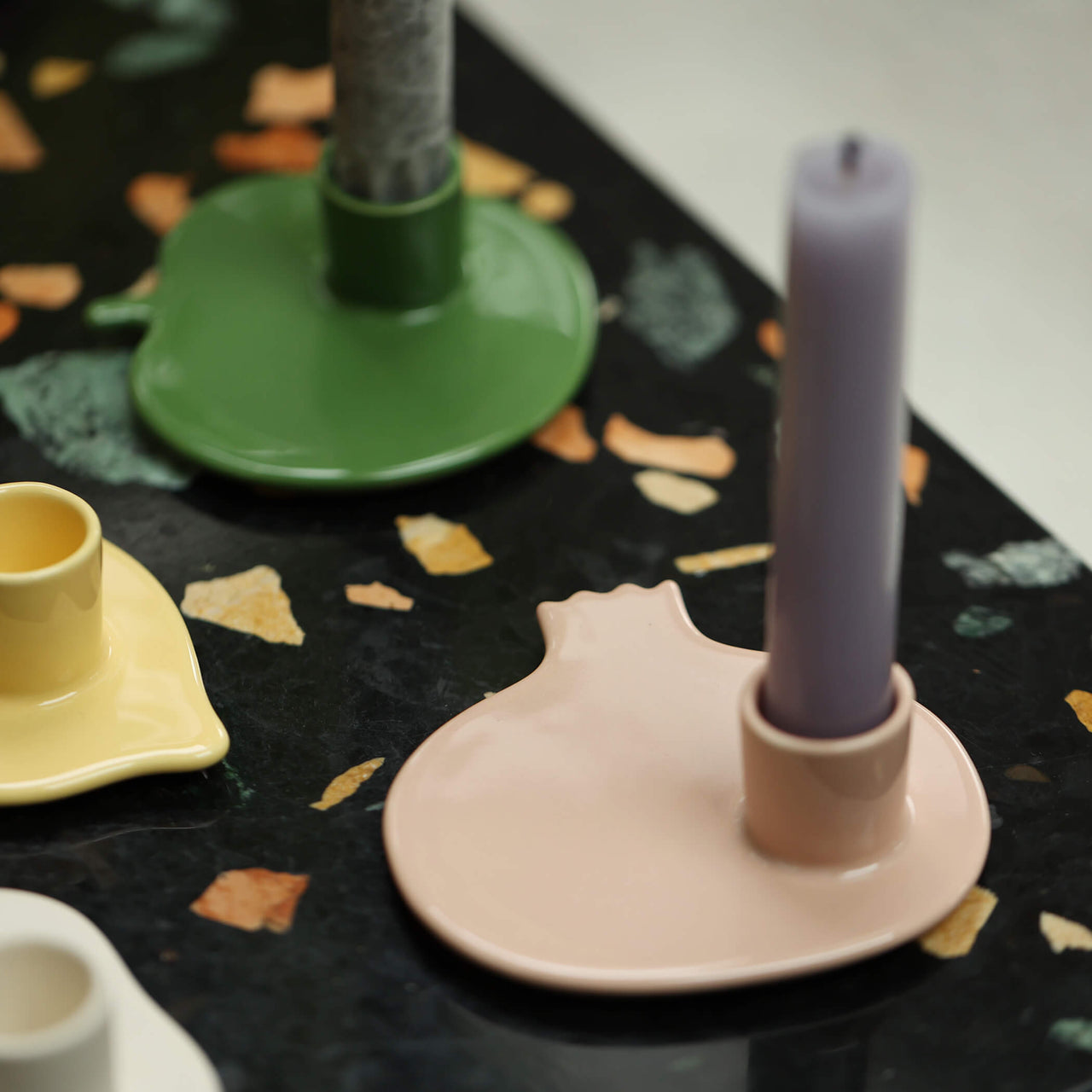 Ceramic Fruit Shaped Candle Holders