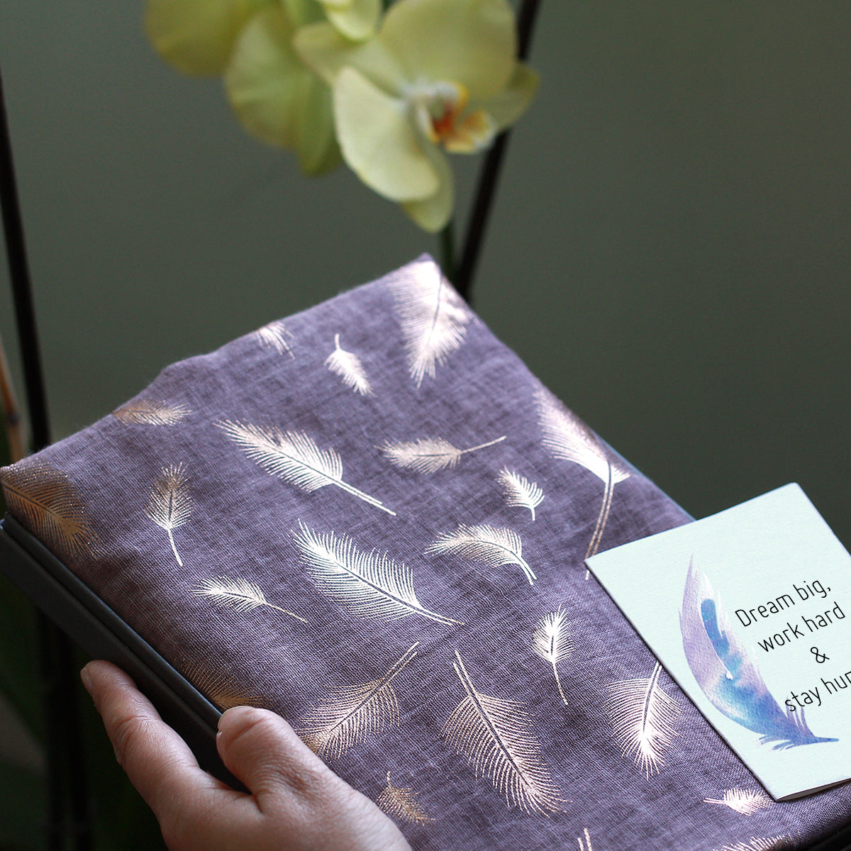Thinking You Feathers Scarf Gift