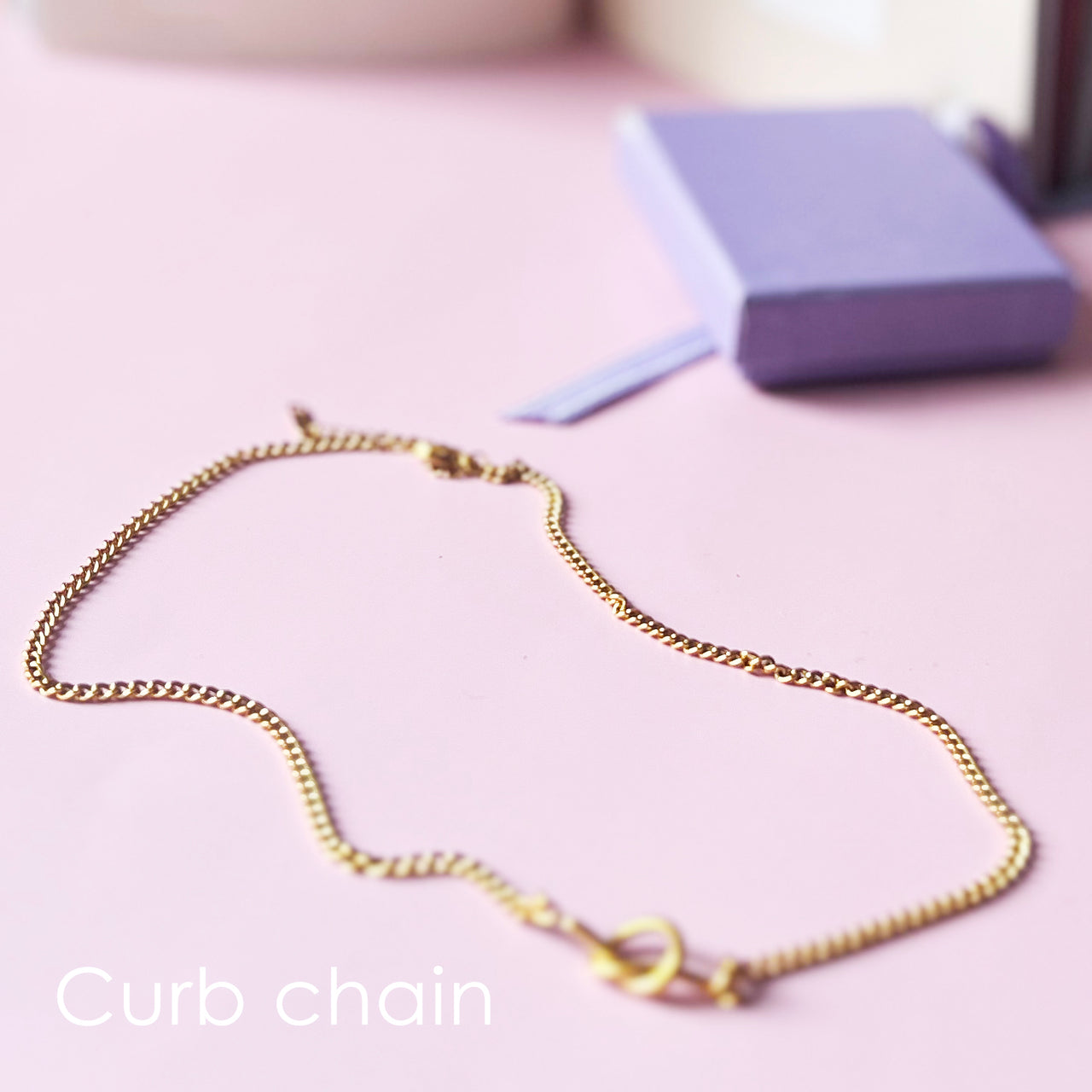 'Tie The Knot' Curb Chain Necklace Bridesmaid Gift