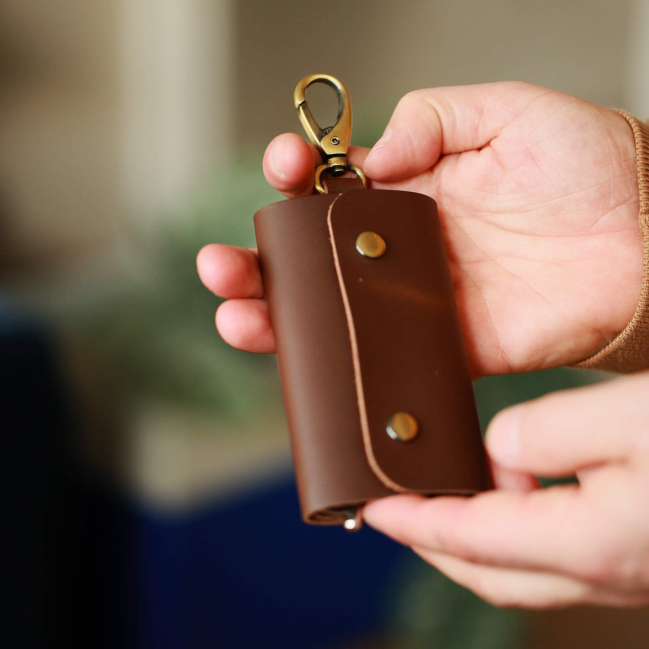 Men's Genuine Leather Key Holder Organiser