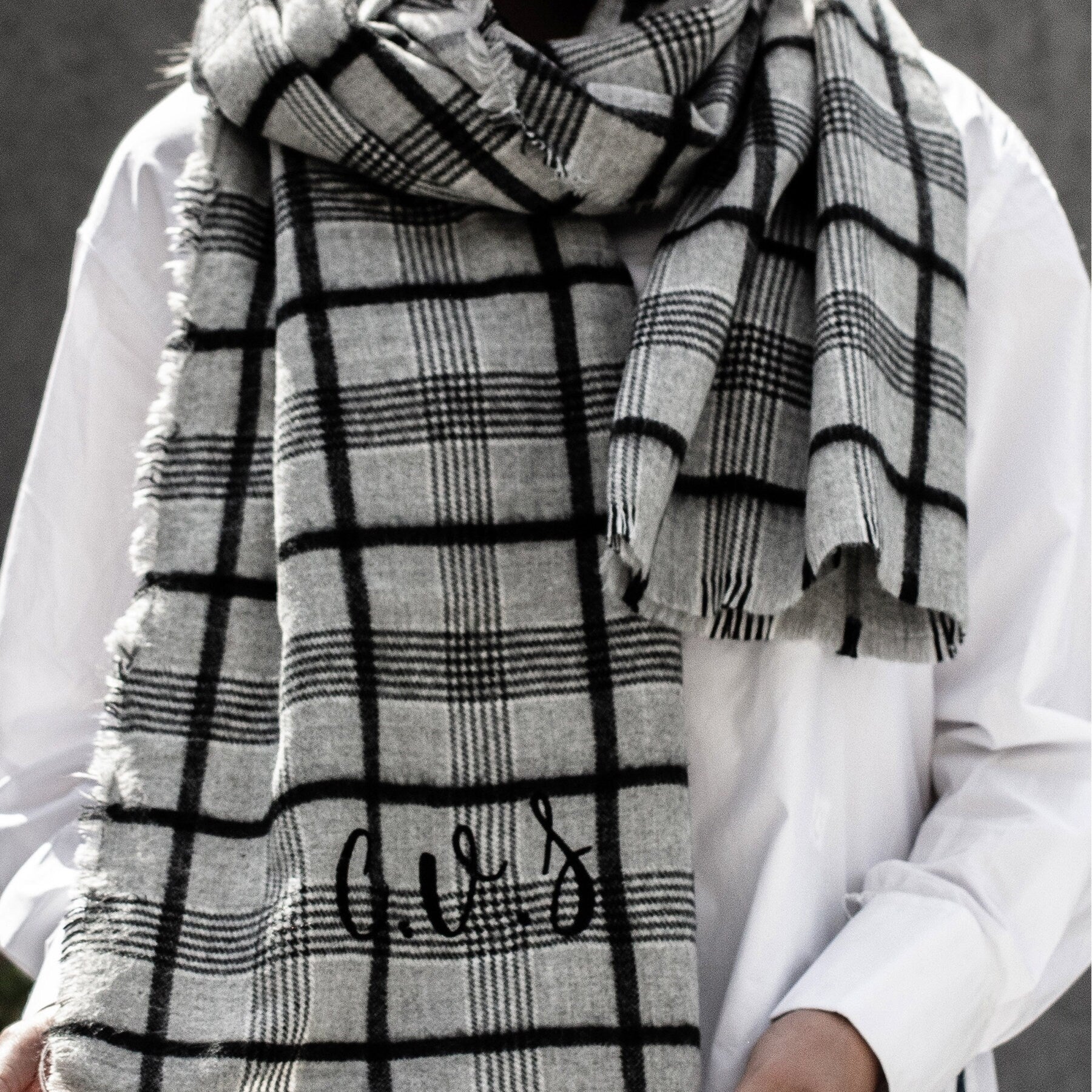 Personalised Twill Weave Scarf