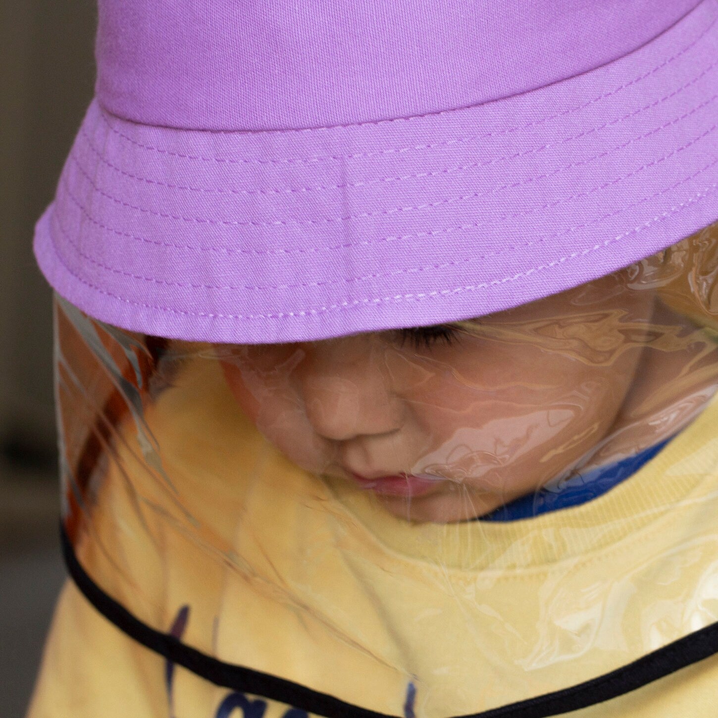 Kids Fisherman Hat With Soft Protective Face Visor