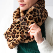 Leopard Finish Crossover Scarf