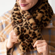 Leopard Finish Crossover Scarf