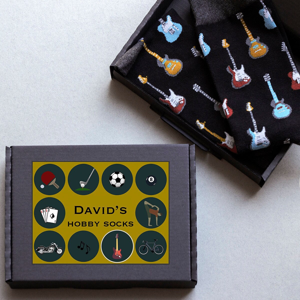 Personalised Men's Hobby Sock Selection