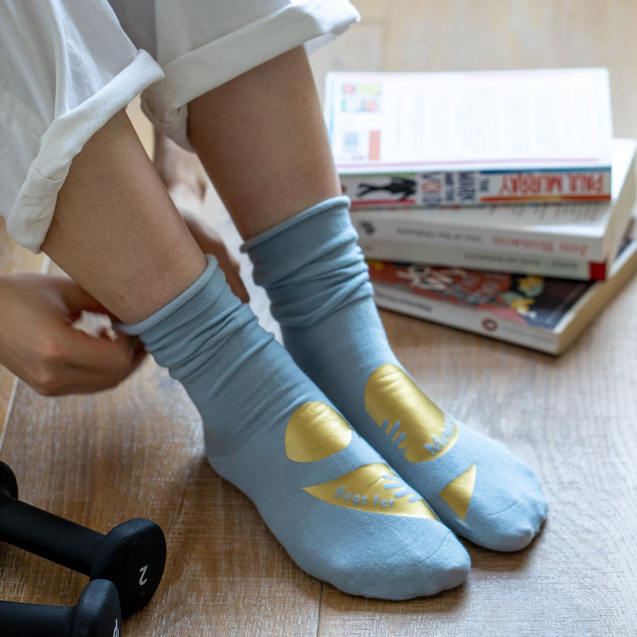 Hugs For You Personalised Multi Pack Cotton Socks