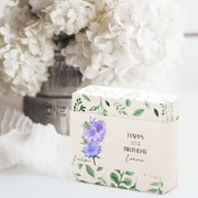 Personalised Birth Flower Birthday Handmade Soap