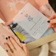 Eco Birth Flower Year Scarf