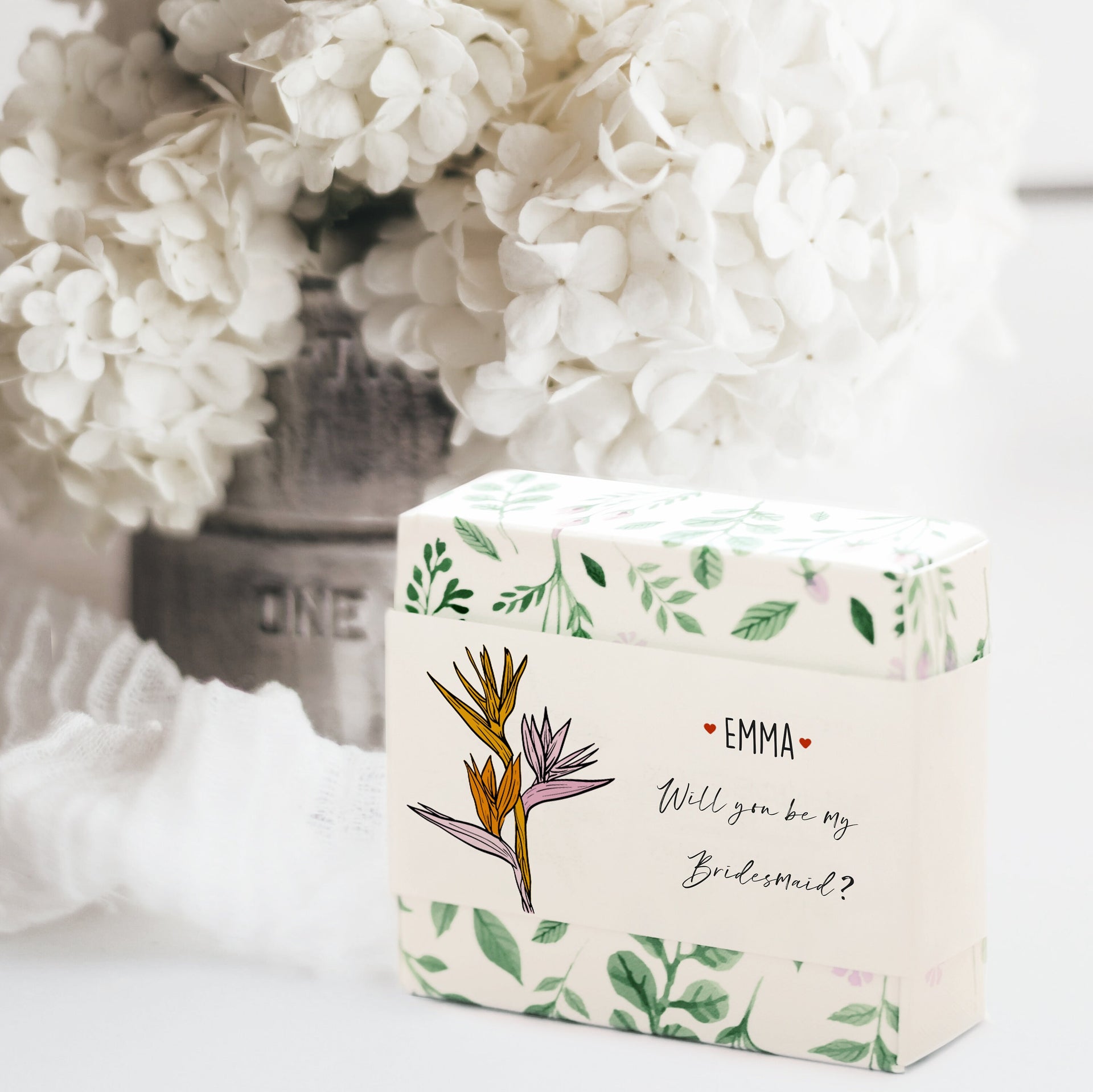 Personalised Relaxation Bridesmaid Gift Box