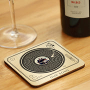 Personalised Favourite Song Lyric Coaster | Vinyl Recorder | Photo Coaster | Wedding Anniversary First Dance | Birthday Gift For Boyfriend |