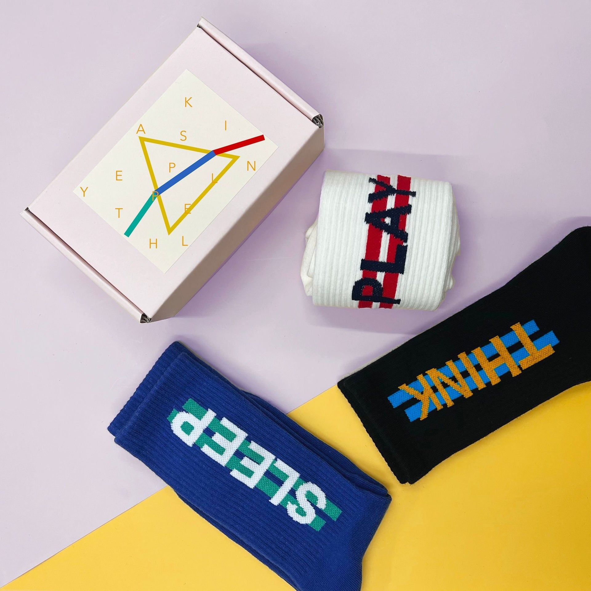 Personalised Fun Slogan Unisex Socks In A Box | Socks Gift Set | Multi Packed Boxed Socks |
