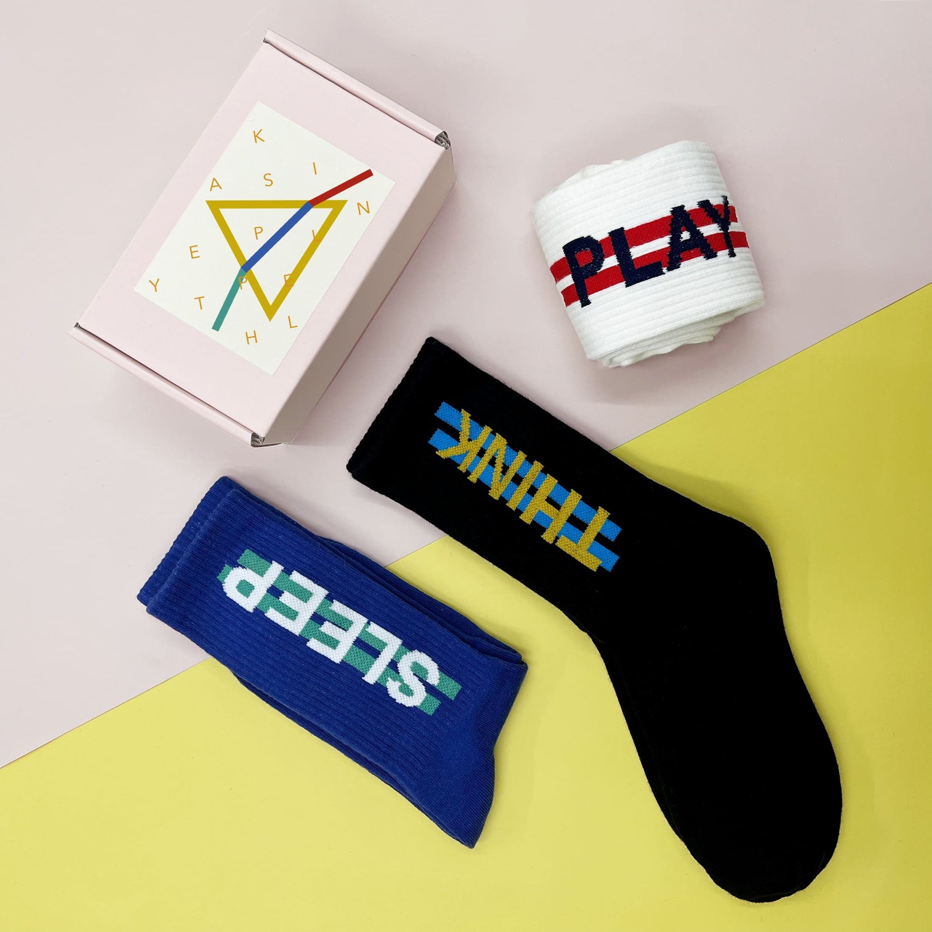 Personalised Fun Slogan Unisex Socks In A Box | Socks Gift Set | Multi Packed Boxed Socks |