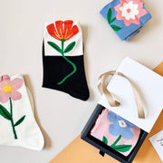 Pick Your Favourite Tulip Flower Socks In A Box