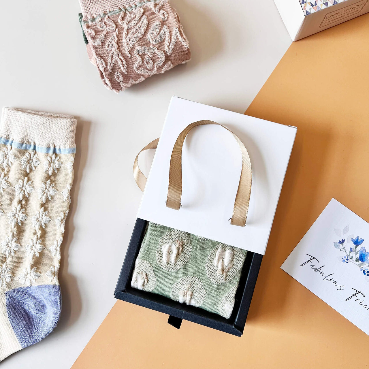 Pick Your Favourite Floral Socks In A Box