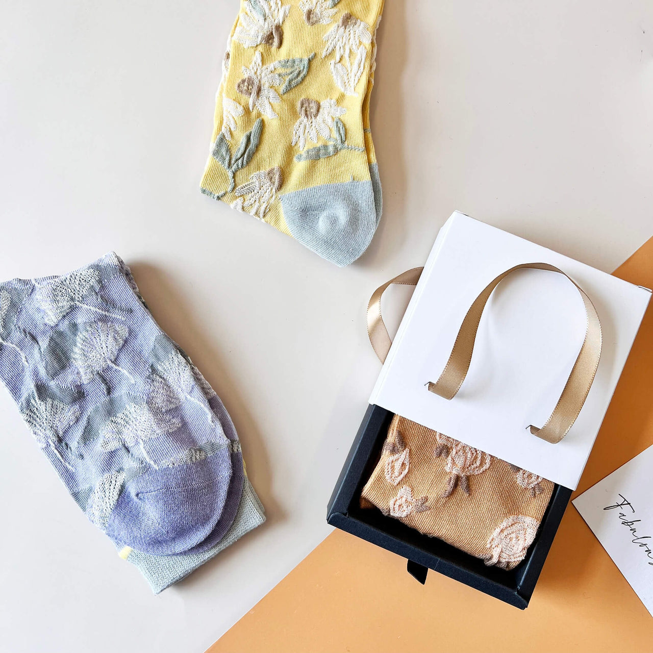 Pick Your Favourite Floral Socks In A Box