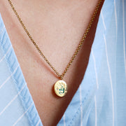 A New Beginning Healing Snake Emblem Pendant Necklace | Birthday Gift For Her |