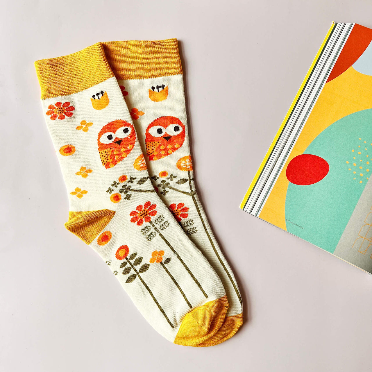 Personalised Wise Owls Socks In a Box | Owl Socks Gift |
