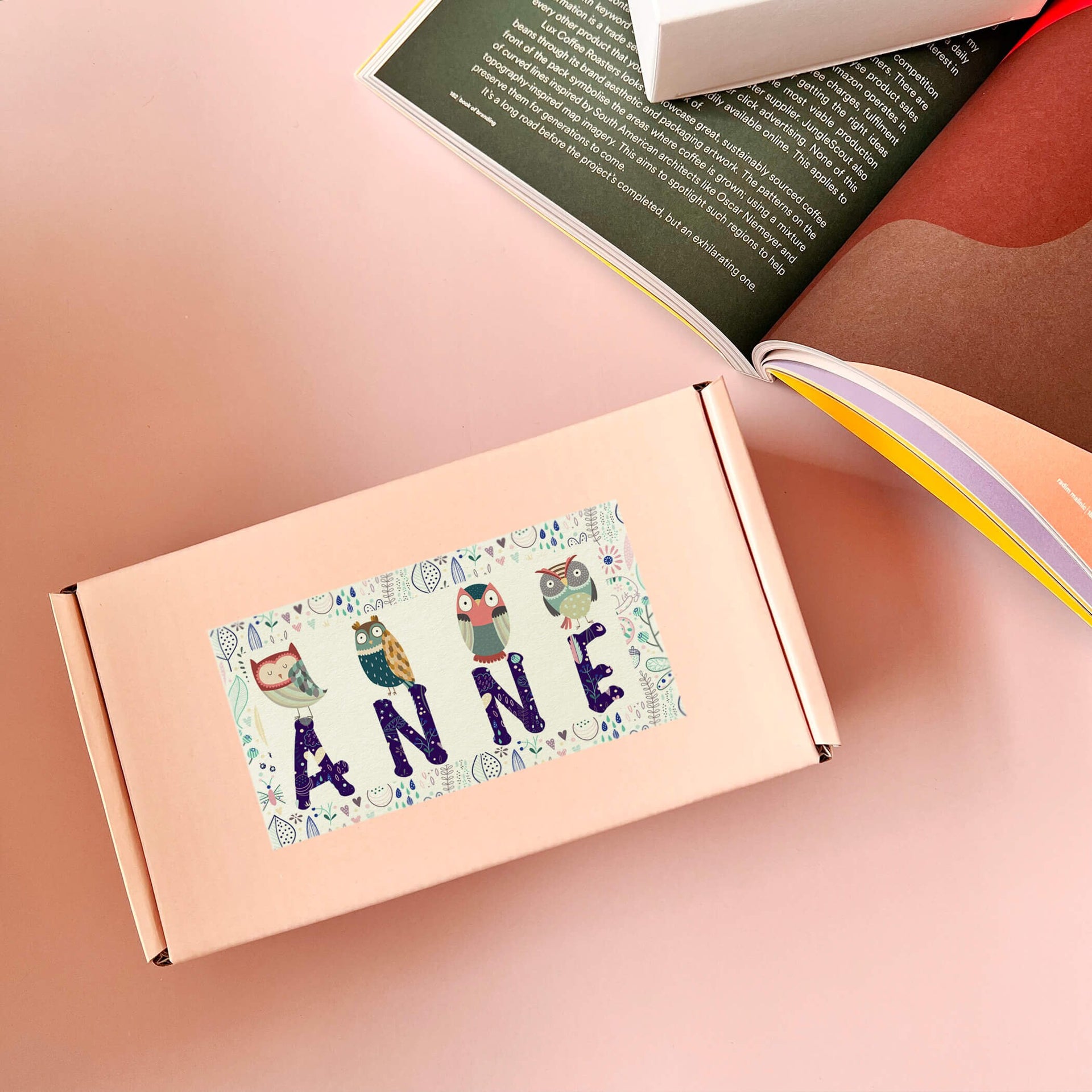 Personalised Wise Owls Socks In a Box | Owl Socks Gift |