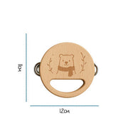 Personalised Wooden Bear Tambourine - image 4