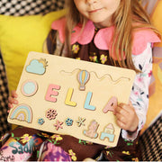 Personalised Wooden Name Puzzle – Pastel Play Edition - image 2