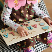 Personalised Wooden Name Puzzle – Pastel Play Edition - image 4