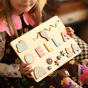 Personalised Wooden Name Puzzle – Pastel Play Edition - image 5