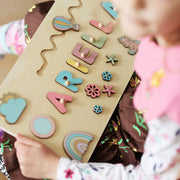 Personalised Wooden Name Puzzle – Pastel Play Edition - image 8