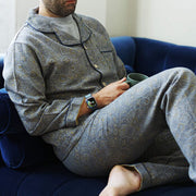 Personalised Men’s Heritage Jacquard Pyjama Set – Pure Cotton - image 10