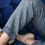 Personalised Men’s Heritage Jacquard Pyjama Set – Pure Cotton - image 3