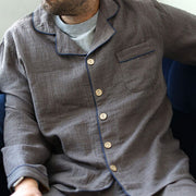 Personalised Men’s Dotted Heritage Pyjama Set Premium Cotton - image 3