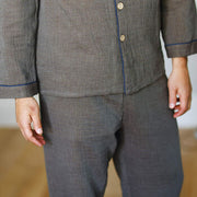 Personalised Men’s Dotted Heritage Pyjama Set Premium Cotton - image 4