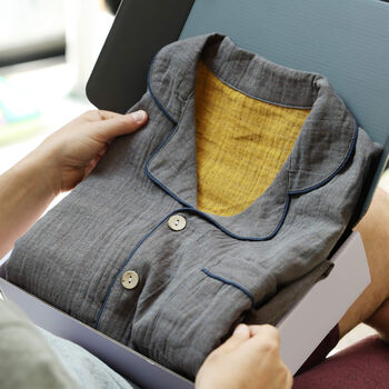 Personalised Men’s Dotted Heritage Pyjama Set Premium Cotton - image 7