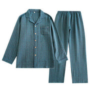 Personalised Men’s Finely Woven Cotton Pyjama Set - image 3