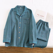 Personalised Men’s Finely Woven Cotton Pyjama Set - image 4