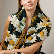 Sunflower Woven Scarf | Gift For Her | Friendship Gift Idea - image 1